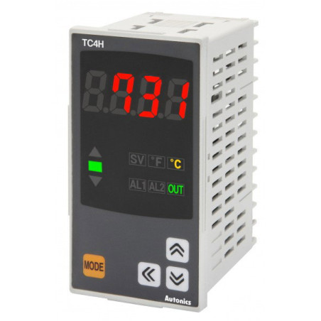 Autonics TC4H-24R ,Ebat 48x96mm,Besleme 110v..220vac,Sensör PT100 TC,Çıkış Röle Ssr,Isı Kontrol Termostat