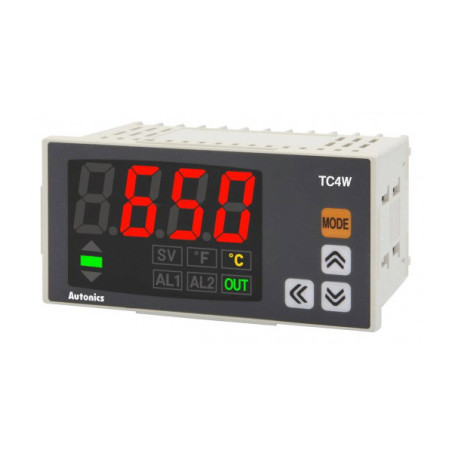 Autonics TC4W-24R ,Ebat 96x48mm,Besleme 110v..220vac,Sensör PT100 TC,Çıkış Röle Ssr,Isı Kontrol Termostat