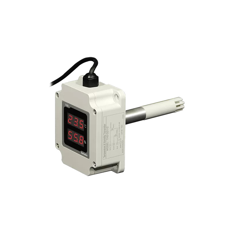 Autonics THD-DD2-T ,Besleme 24vdc,Çıkış Rs485,Ekranlı Isı-Nem Sensör Transmitter
