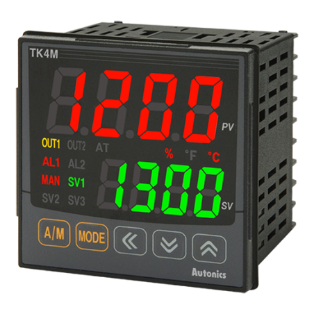 Autonics TK4M-24CN ,Ebat 72x72mm,Besleme 110v..220vac,Giriş Universal,Çıkış 4..20mA,Proses Kontrol