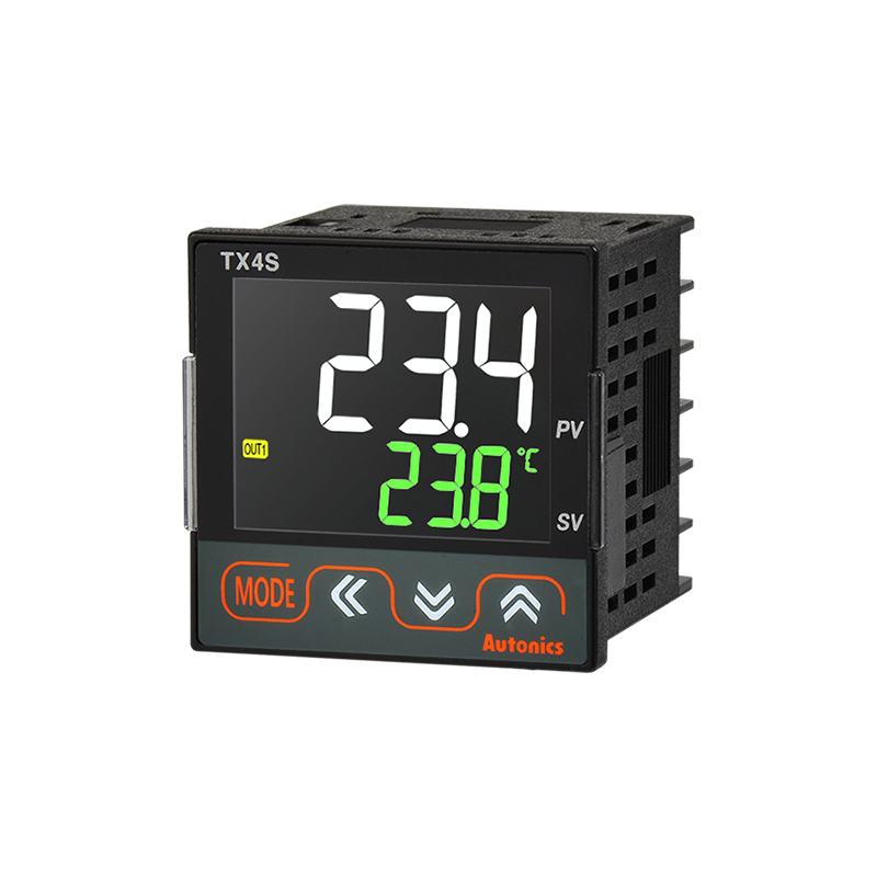 Autonics TX4S-24C ,Ebat 48x48mm,Besleme 110v..220vac,Sensör PT100 TC,Çıkış 4..20mA SSR,Isı Kontrol Termostat