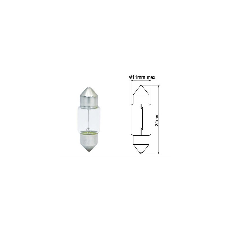 Trifa 1254 ,Ebat 11x31mm,Besleme 24v 10w,Sofit Lamba