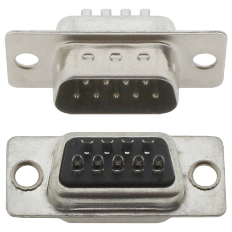 Connfly DS1033-09MUNSISS ,9pin,Kablo Düz,Erkek Dsub Port