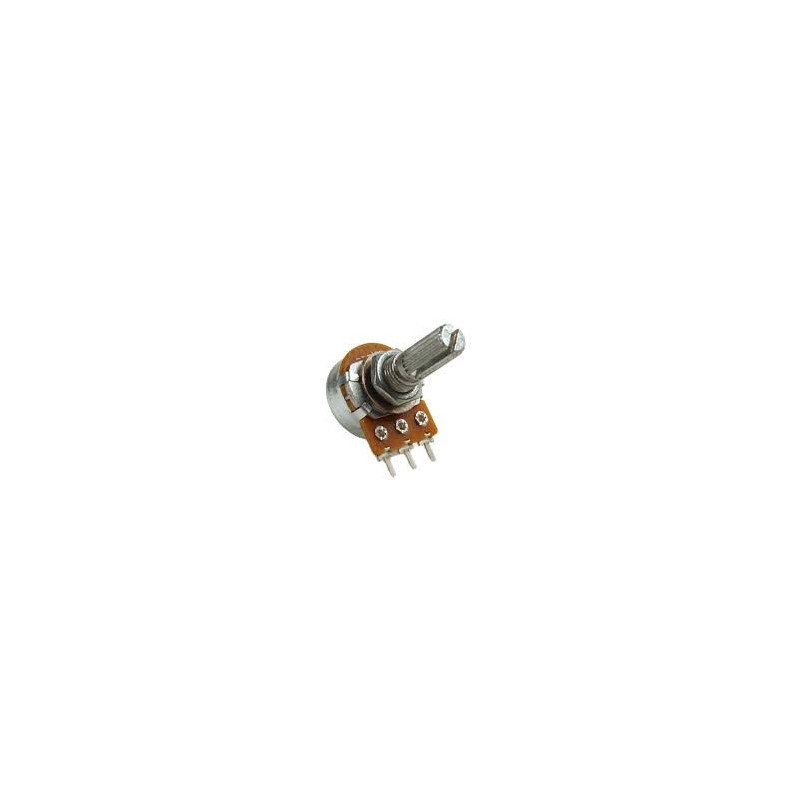 Çin WH148-1A-2 ,Montaj 8mm,10k 0.5w,Tek Tur,Metal Potansiyometre