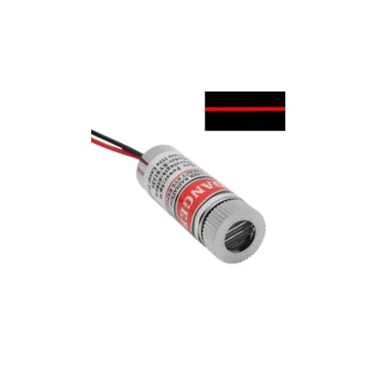 Danger SYD1230-C ,Besleme 5vdc ,Çap 12mm,Güç 5mw 650nm,Çizgi Lazer
