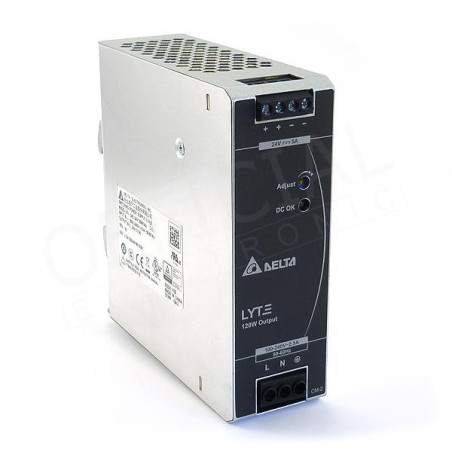 Delta DRL-24V240W1EN ,Besleme 110v..220vac,Çıkış 24vdc 10 Amper,Güç 240w,Ray Tip,Smps,Güç Kaynağı