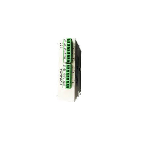 Delta DVP04DA-S2 ,Besleme 24vdc,Çıkış 4-Analog,RS485,Plc Ek Genişleme Analog Modül
