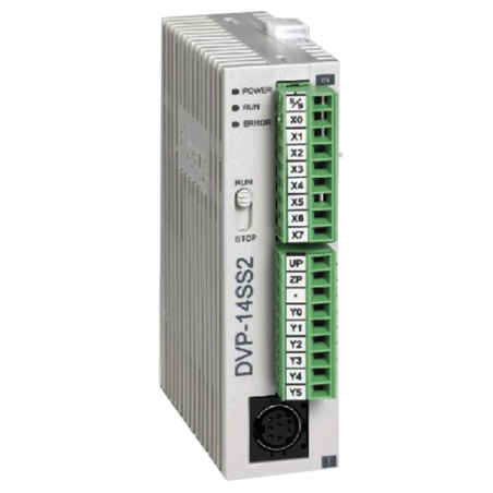 Delta DVP14SS211R ,Besleme 24vdc,Giriş 8-Dijital,Çıkış 6-Röle,Plc Cpu Modül