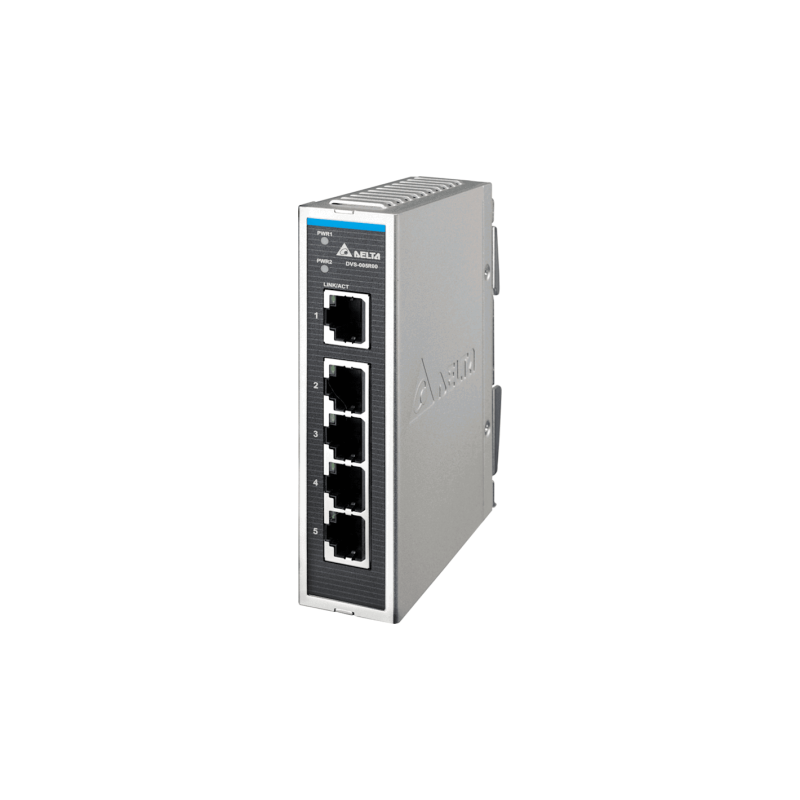 Delta DVS-005R00 ,Ray Tip,Besleme 24vdc,5-Port,100-Mbit,Ethernet Hub