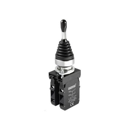 Emas CM101DJ21 ,Montaj 22mm,2-Yön Kontak-2A,M22 Yaylı Joystick