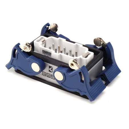 Emas EBM10FM44 ,Düz Sabit,Kilitli 10pin Erkek,Makine Fiş