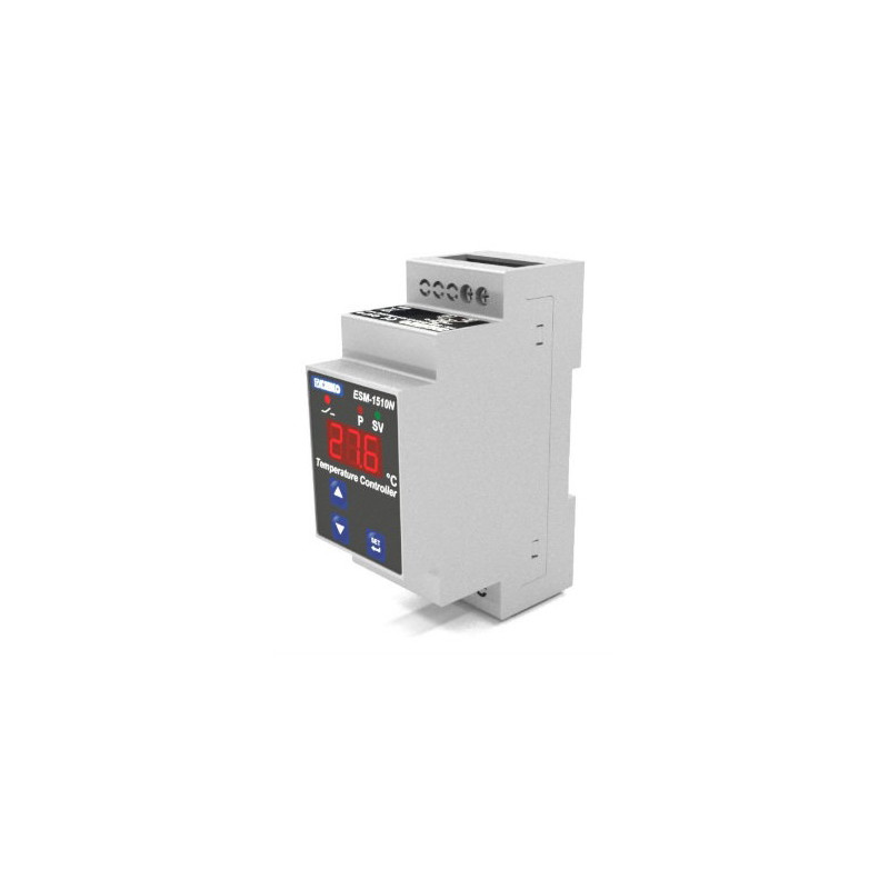 Emko ESM-1510-N.51101 0000 2000 ,Ray Dın,Besleme 220vac,Çıkış Kontak-1A1K,Sensör PT100,Isı Kontrol Termostat Kutuda Sensör Yok