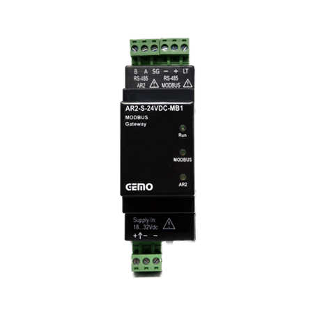 Gemo AR2-S-24VDC-MB1 ,Besleme 24vdc,RS485 Haberleşme Modül