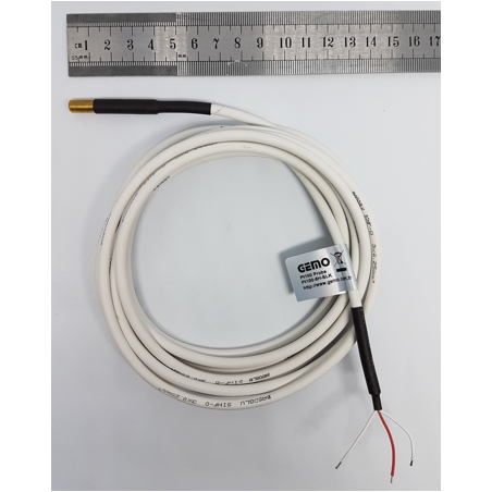 Gemo PTC-H-130C ,Çap 6mm,Boy 30cm,Kablo 1.5mt,Sensör PTC,Bayonet Isı Sensör