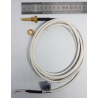 Gemo PTC-S-130C ,Çap 6mm,Boy 30mm,Kablo 1.5mt,Sensör PTC,Rakorlu,Bayonet Isı Sensör
