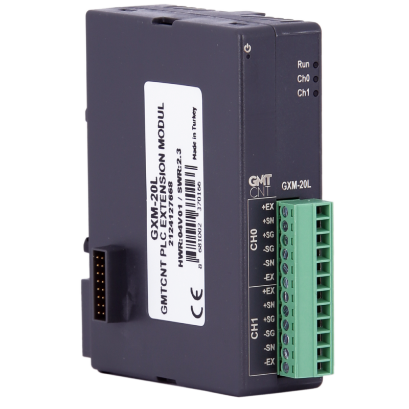 GmtCnt GXM-20L ,Giriş 2-LoadCell,Plc Ek Genişleme Ağırlık Modül