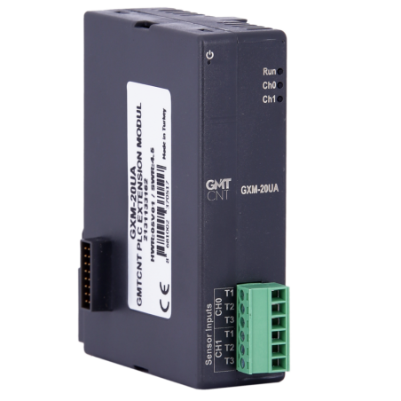 GmtCnt GXM-20UA ,Giriş 2-PT100,Plc Ek Genişleme Isı Modül