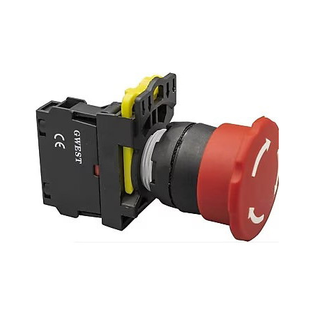 Gwest A5-01ZS ,Montaj 22mm,Kontak-1K,Acil Kalıcı,M22 Buton