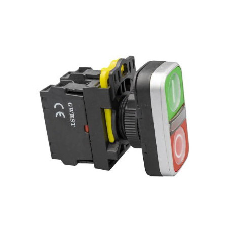 Gwest A5-11R ,Montaj 22mm,Kontak-1A1K,İkiz M22 Buton