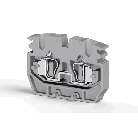 Klemsan MYPK 2.5 ,Gri-2.5mm,MİNİ Baskılı Ray Klemens