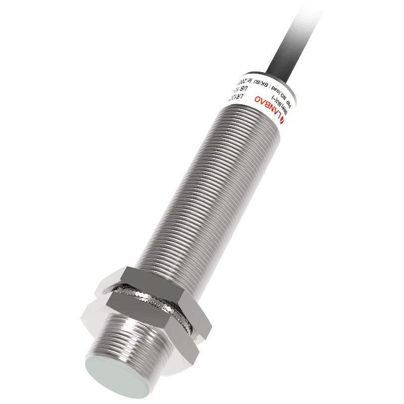 Lanbao LR12TCF02ATC ,Ebat M12x61mm,Ölçüm 2mm,Çıkış AC-NC,Besleme 24v..220vac,2-Kablo,Endüktif Metal Sensör