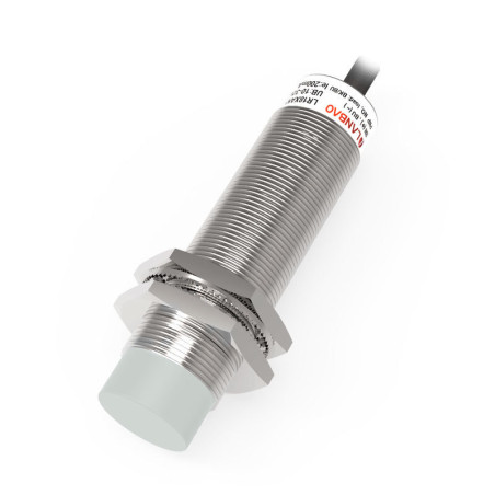 Lanbao LR18TBN08DLO ,Ebat M18x60mm,Ölçüm 8mm,Çıkış DC-NO,Besleme 10v..30vdc,3 Kablo,Endüktif Metal Sensör