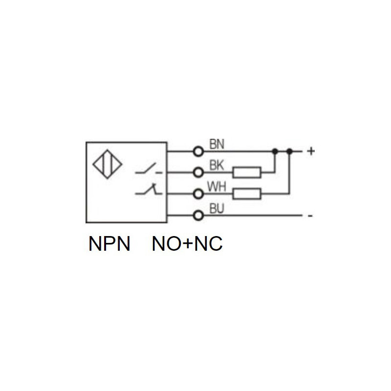 Lanbao PR18TS-DM3DNR-E2 ,Ebat M18x54mm,Ölçüm 3mt,Çıkış NPN-NO NC,Besleme 10v..30vdc,Soket M12 4pin,Reflektör Fotosel Reflektör Y