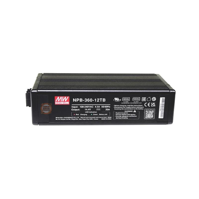 Meanwell NPB-360-12TB ,Besleme 220vac,Çıkış 14vdc 20 Amper,Akü Şarj