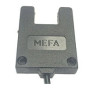 Mefa İF18-Y18-PK ,Ebat 51x28x15mm,Ölçüm 18mm,Çıkış PNP-NC,Besleme 10v..30vdc,3-Kablo 1mt,Çatal İplik Sensör