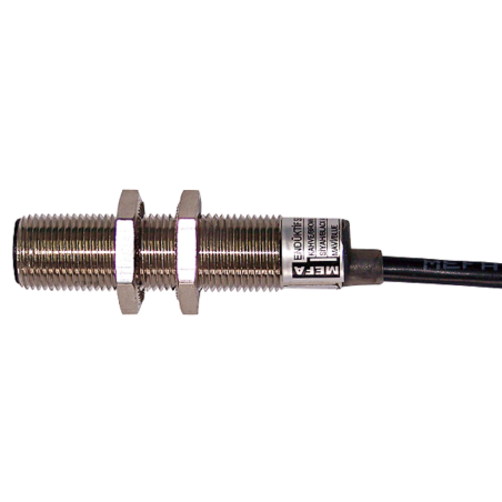 Mefa MM-S08-YA ,Ebat M8x38mm,Ölçüm 5..20mm,Çıkış AC-DC-NO,Besleme 24v..220vac dc,2-Kablo 2mt,Manyetik Sensör