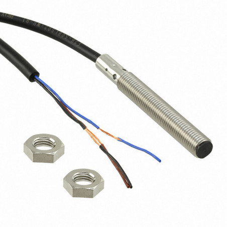 Omron E2B-S08LS02-WP-B1 ,Ebat M8x70mm,Ölçüm 2mm,Çıkış PNP-NO,Besleme 10v..30vdc,3-Kablo,Endüktif Metal Sensör