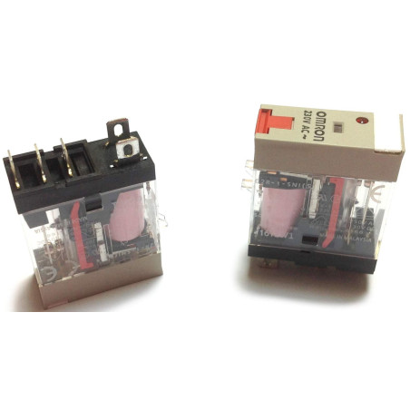 Omron G2R-1-SNI-AC230 ,Bobin 220vac,Kontak 1A1K 10 Amper,Led Test,Kalın-5pin,Röle