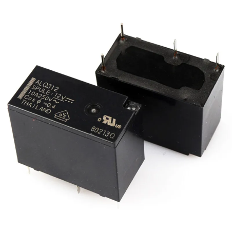 Panasonic ALQ312 ,Bobin 12vdc,Kontak 1A 10 Amper,Pcb-4pin,Röle