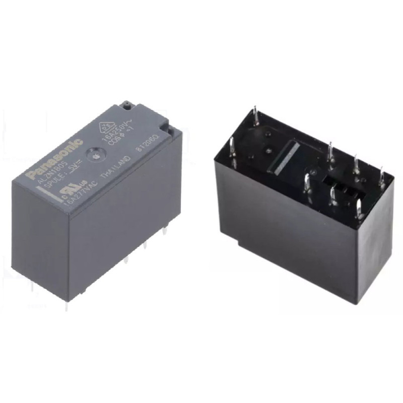 Panasonic ALZN1B05W ,Bobin 5vdc,Kontak 1A1K 16 Amper,İnce-8pin,Röle