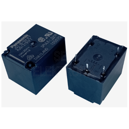 Panasonic JS1-B-5V-FT ,Bobin 5vdc,Kontak 1A1K 10 Amper,Pcb-5pin,Röle