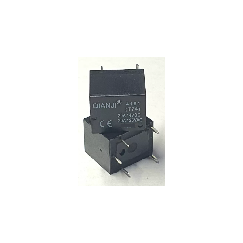 Qianji 4181 T74 -5VDC ,Bobin 5vdc,Kontak 1A1K 20 Amper,Pcb-5pin,Röle