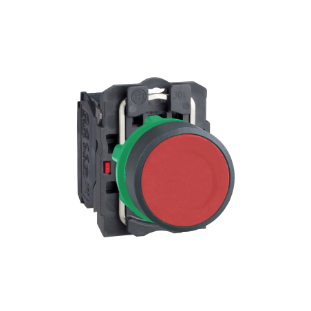 Schneider XB5AA42 ,Montaj 22mm,Kontak-1K,Kırmızı Yaylı,M22 Buton