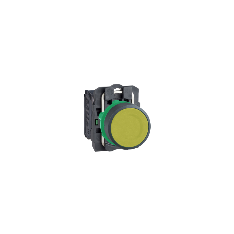 Schneider XB5AA51 ,Montaj 22mm,Kontak-1A,Sarı Yaylı,M22 Buton