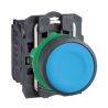 Schneider XB5AA61 ,Montaj 22mm,Kontak-1A,Mavi Yaylı,M22 Buton