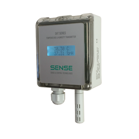 Sense SHO.355.MD ,Besleme 24vdc,Ölçüm 100c 100,Çıkış 4..20mA,RS485,Isı-Nem Sensör Transmitter