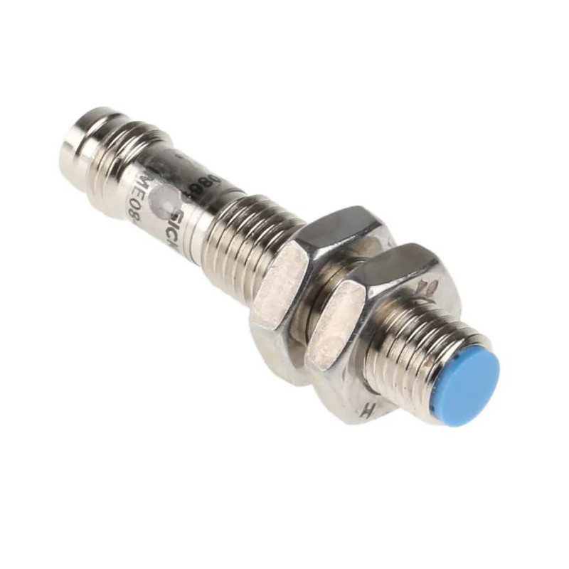 Sick IME08-02BPSZT0K 1040869 ,Ebat M8x41mm,Ölçüm 2mm,Çıkış PNP-NO,Besleme 10v..30vdc,3-Kablo,M8 3pin,Endüktif Metal Sensör