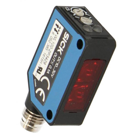 Sick WL100-2P3429 6052385 ,Ebat 31x20x11mm,Ölçüm 3mt,Çıkış PNP-NO NC,Besleme 10v..30vdc,Soket M8 3pin,Reflektör Fotosel