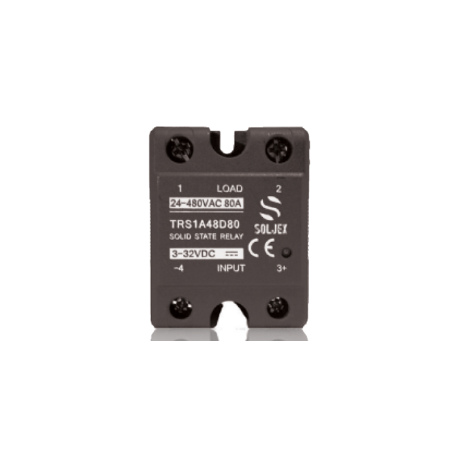 Soljex TRS1A48D100 ,Güç 1x480vac 100 Amper,Kontrol 3v..30vdc,1-Faz,Dc-Ac Solid State Röle