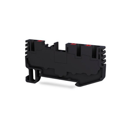 Tbloc PFT2.5-SH ,Renk Siyah,Kesit 2.5mm ,Baskılı Ray Klemens
