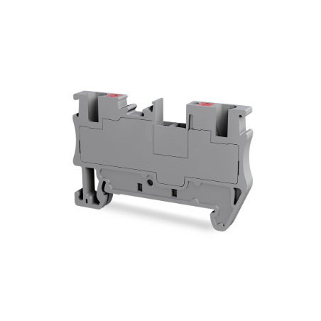 Tbloc PFT6-GR ,Renk Gri,Kesit 6mm ,Baskılı Ray Klemens