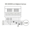 Tense EM-250DIN ,Ray Dın,Besleme 380vac,3-Faz 250 Amper,Multimetre