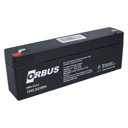 Orbus ORB12-2.2 ,Ebat 178x34x60mm,12v 2.2ah Kuru Akü