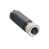 Zhong M8PG-4A ,Düz Seyyar,M8 4pin Dişi,Soket Konnektör