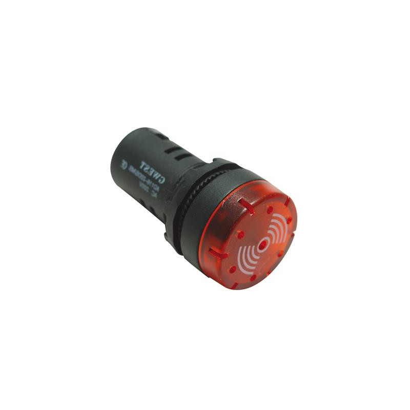 Gwest AD116-22DS MS 22DS MS24 ,Montaj 22mm,Kırmızı-24vac dc,Ses 90dB ,Led Flaşör ,M22 Buzzer Siren