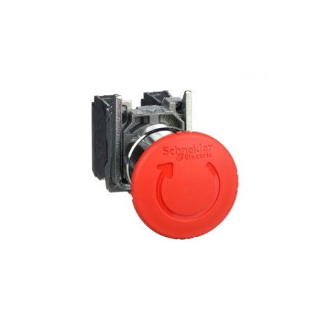 Schneider XB4BS8445 ,Montaj 22mm,Kontak-1A1K,Acil Kalıcı,M22 Buton
